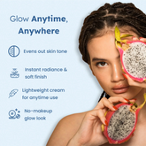 Nefol Glow Care Combo Set – Blue Tea Face Cleanser & Anytime Cream (CC Cream) Kit | Brightening Face Wash + Tinted Moisturizer with SPF20 for All Skin Types, 100 ml + 50 g (150 g) - Nefol